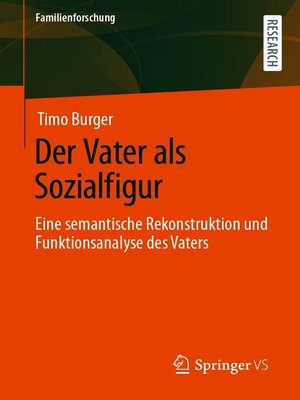 cover image of Der Vater als Sozialfigur